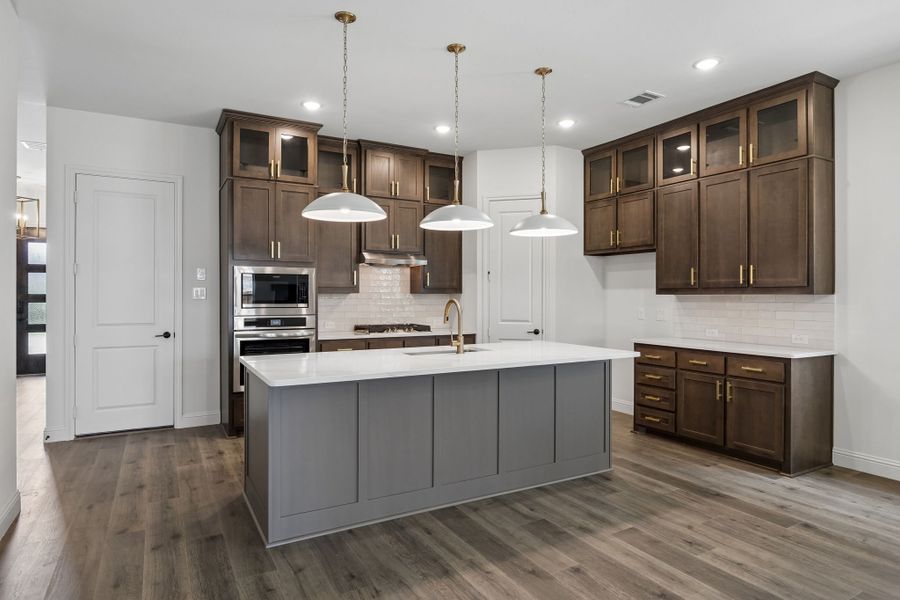 Furnished interior view inside a new home in Country Lakes, Denton (Image 5).