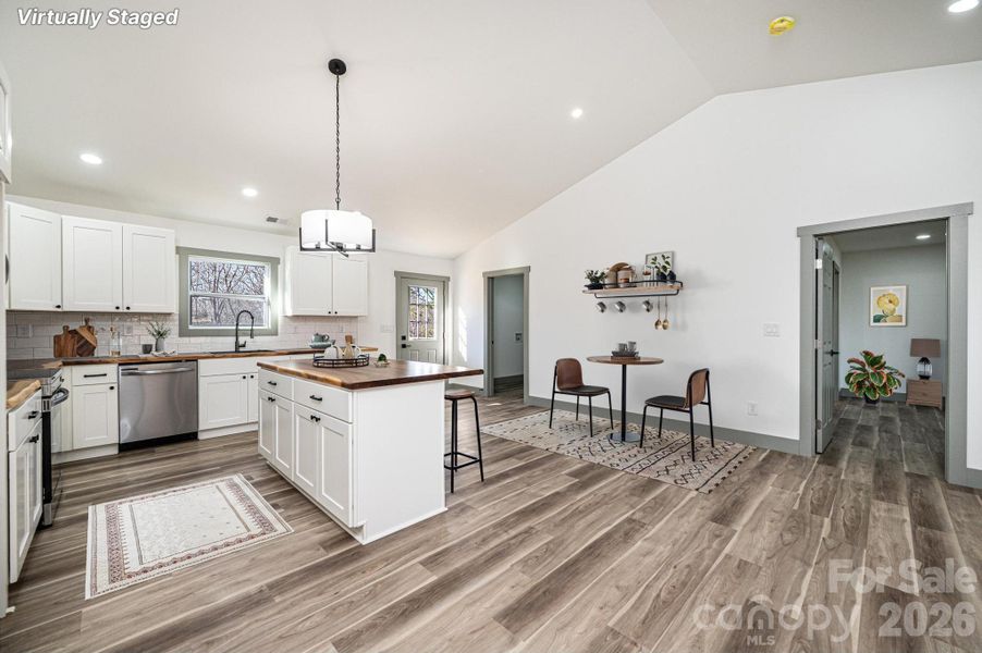 Furnished interior view inside a new home in , Connelly Springs (Image 6).