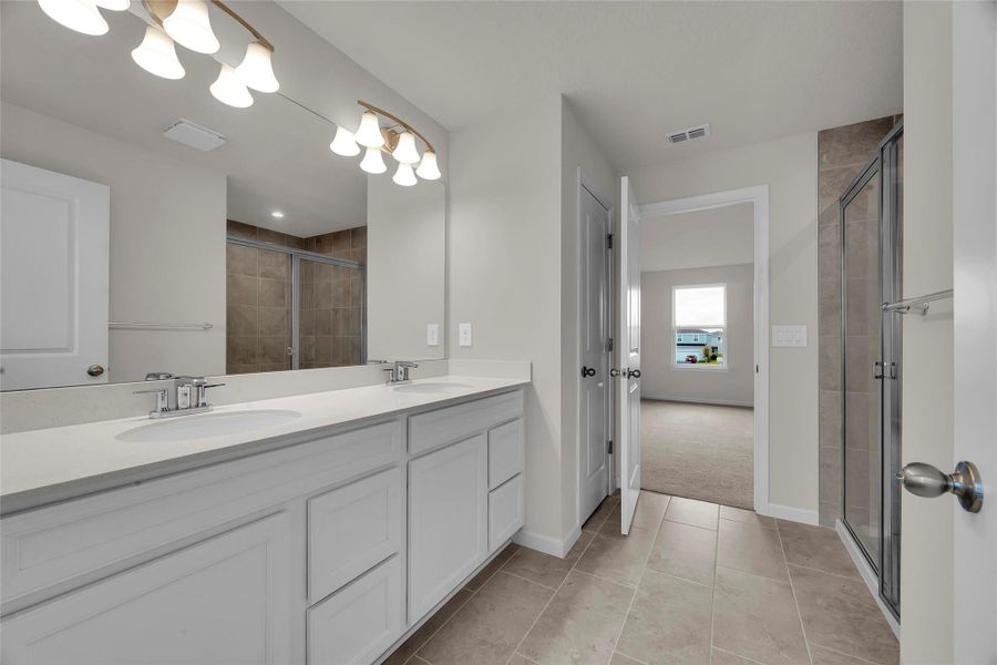 Furnished interior view inside a new home in Central Park, Port St. Lucie (Image 2).