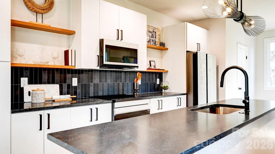 Kitchen from staged model.