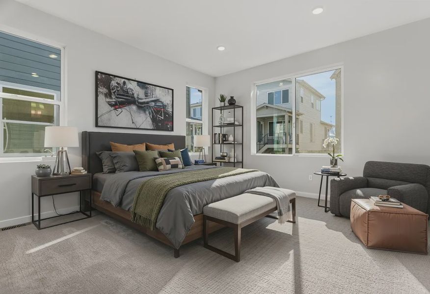 Homesite 45 Primary Bedroom - Virtually Staged - 5 of 6