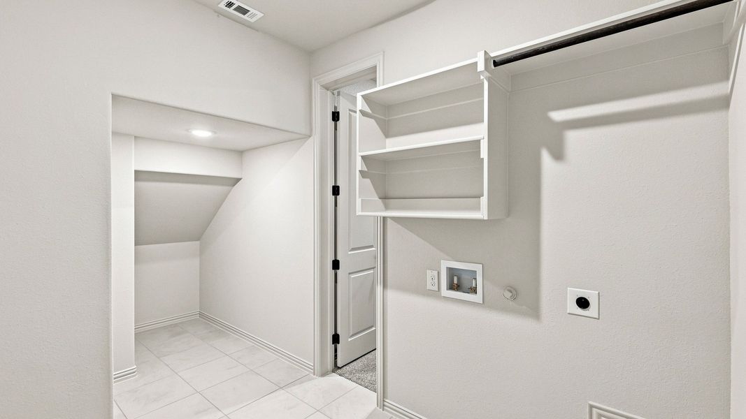 Furnished interior view inside a new home in Taylor Estates, Corinth (Image 32).