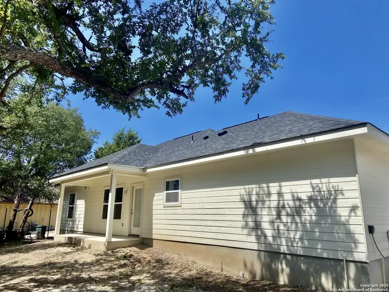 Front exterior of a new home in , Canyon Lake, TX, highlighting curb appeal (Image 8). Front exterior of a new home in , Canyon Lake, TX, highlighting curb appeal (Image 8).