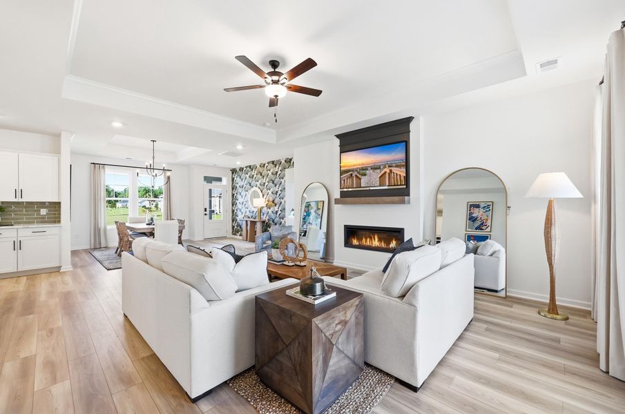Furnished interior view inside a new home in Oak Hollow, Longs (Image 10). Furnished interior view inside a new home in Oak Hollow, Longs (Image 10).