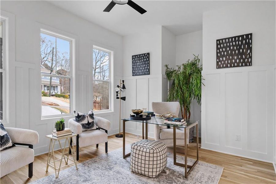 Furnished interior view inside a new home in , Decatur (Image 9).