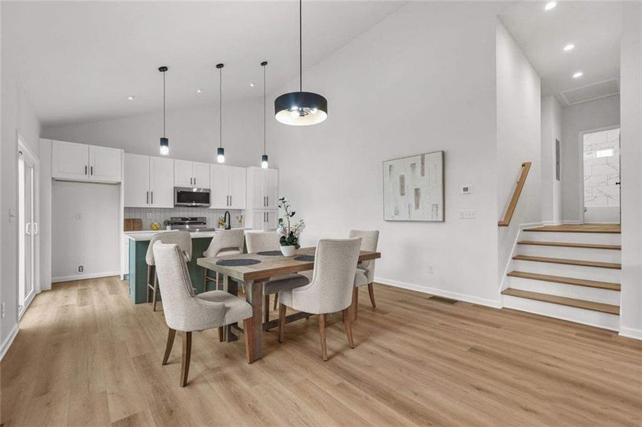 Furnished interior view inside a new home in , Atlanta (Image 6).