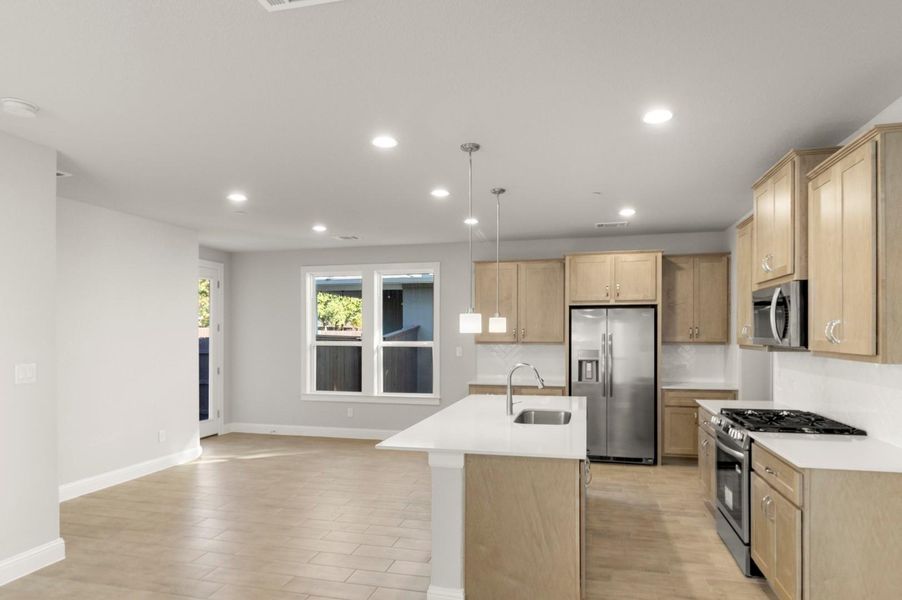 Furnished interior view inside a new home in Clear Creek, Round Rock (Image 8).
