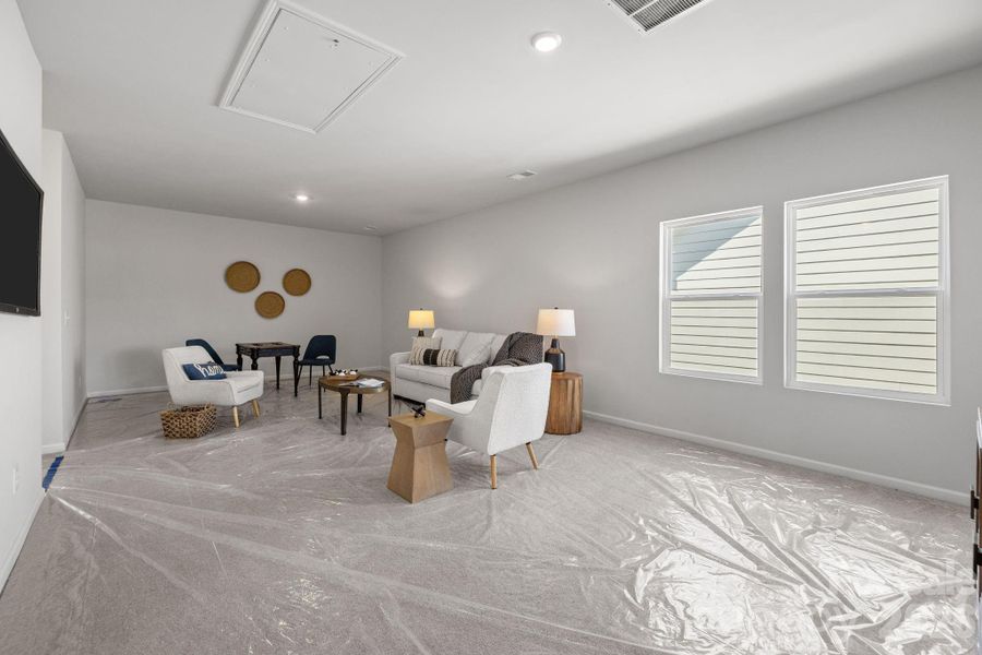 Furnished interior view inside a new home in McFarland Estates, York (Image 14).