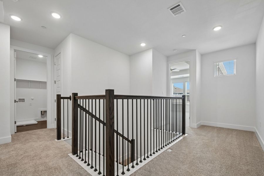 Spacious, unfurnished interior of a new home in Center 45, Round Rock (Image 38). Spacious, unfurnished interior of a new home in Center 45, Round Rock (Image 38).