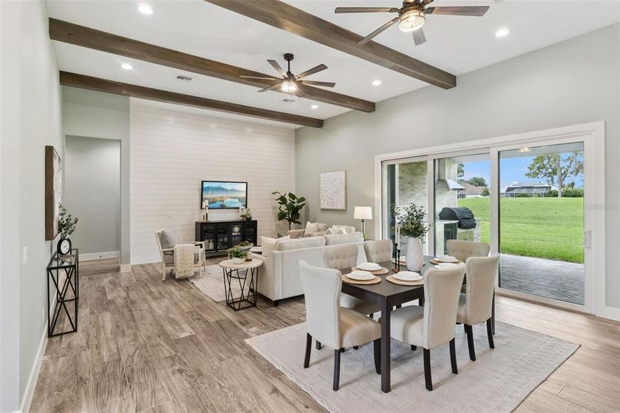 Furnished interior view inside a new home in , Winter Haven (Image 7). Furnished interior view inside a new home in , Winter Haven (Image 7).