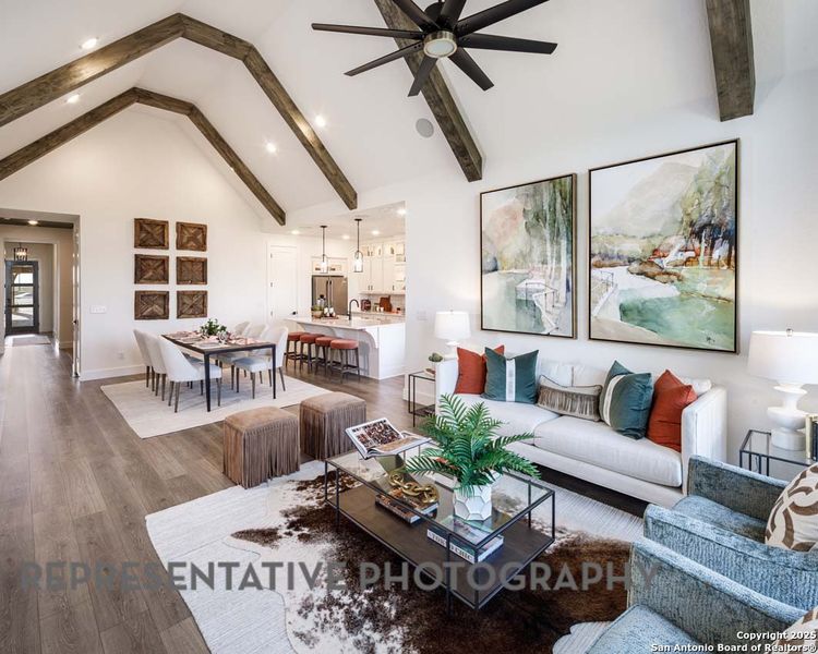 Furnished interior view inside a new home in , Castroville (Image 24).