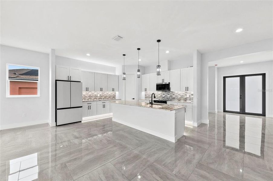 Furnished interior view inside a new home in , Palmetto (Image 8).