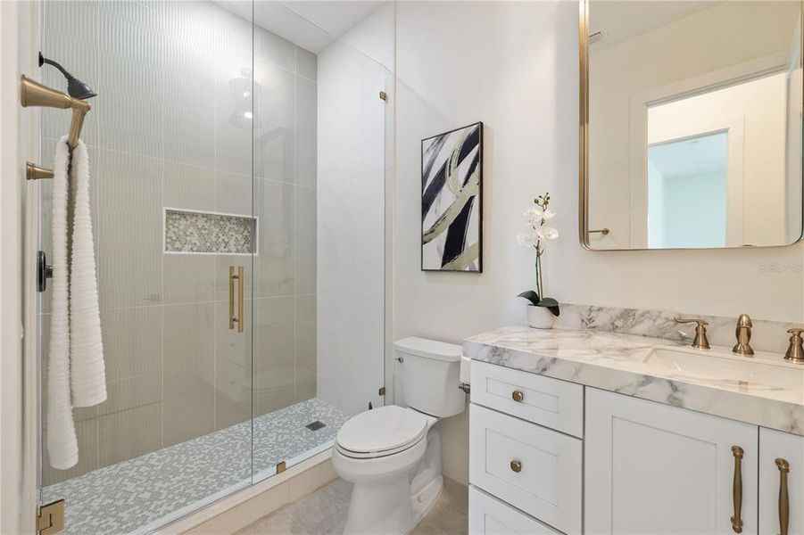 Furnished interior view inside a new home in , Tampa (Image 35).