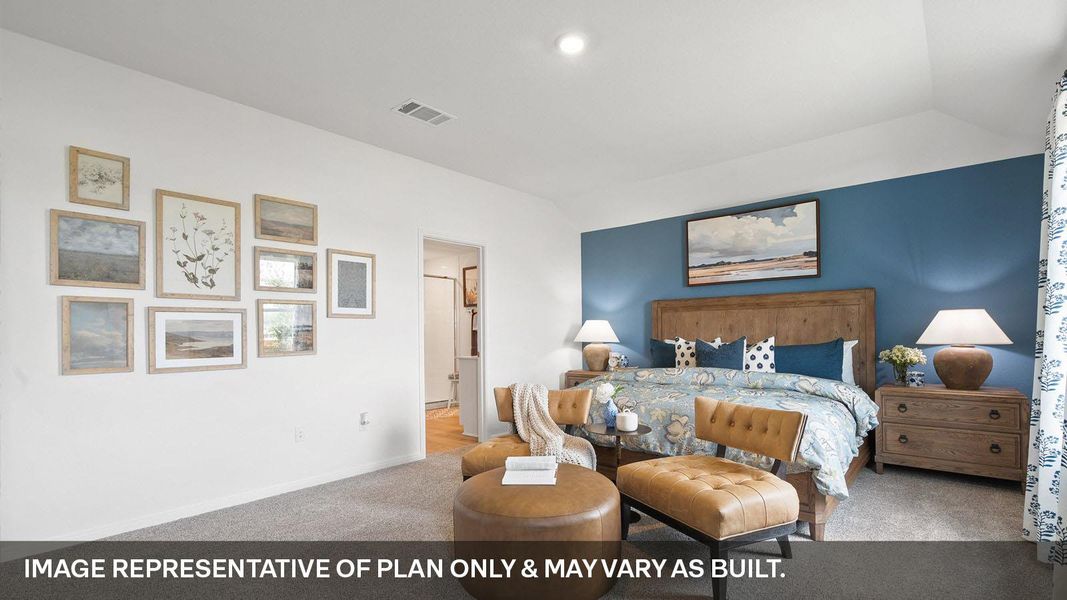 Furnished interior view inside a new home in Monarch Ranch, Manor (Image 9). Furnished interior view inside a new home in Monarch Ranch, Manor (Image 9).