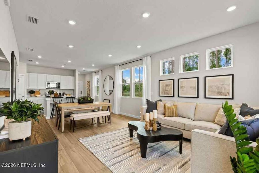 Furnished interior view inside a new home in , Jacksonville (Image 10).