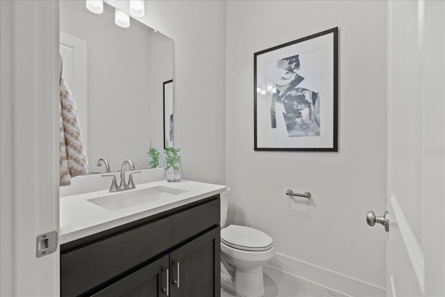 Furnished interior view inside a new home in Sunfield, Buda (Image 38).