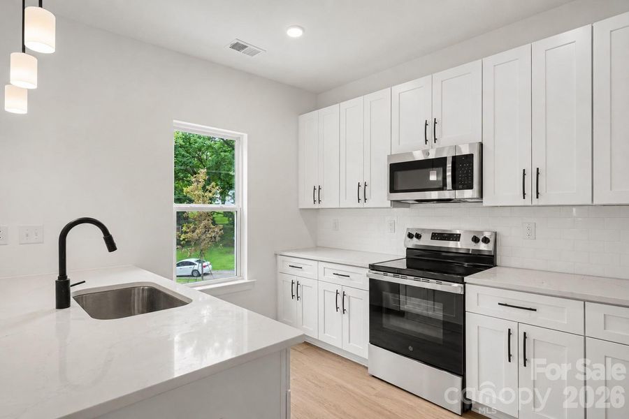 Furnished interior view inside a new home in , Charlotte (Image 5).