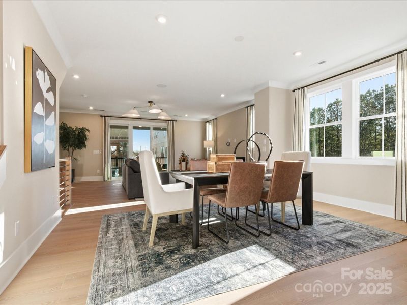 Furnished interior view inside a new home in Ascend, Charlotte (Image 15).