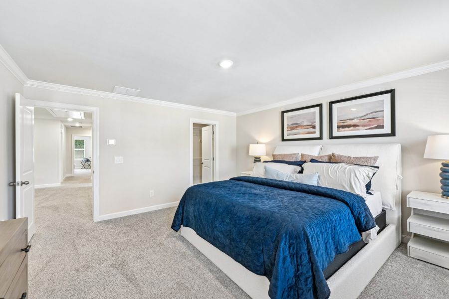Furnished interior view inside a new home in Crossrail Station, Mooresville (Image 10).