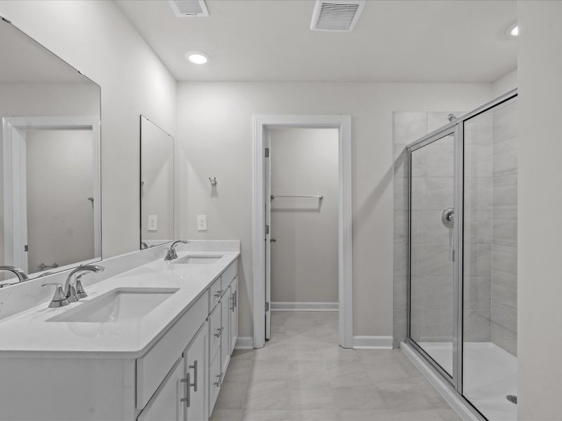 Furnished interior view inside a new home in The Farm at Wells Creek - Heritage Collection, Gray Court (Image 6).