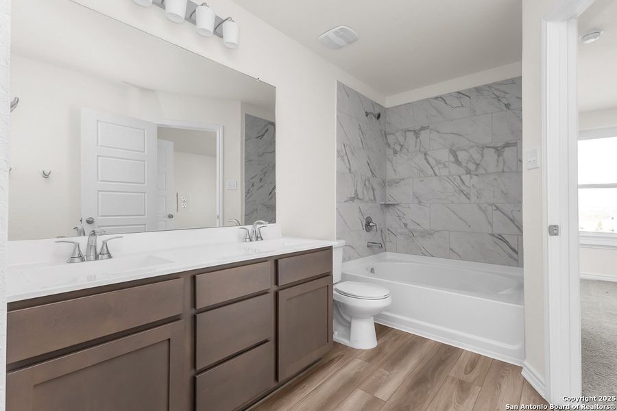 Furnished interior view inside a new home in Knox Ridge, Converse (Image 5).