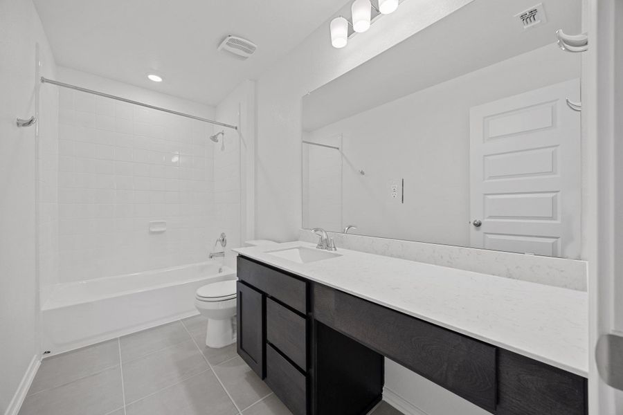 Furnished interior view inside a new home in Sonterra - Cool Water, Jarrell (Image 12).