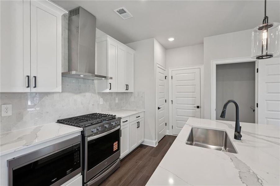 Furnished interior view inside a new home in Hemingway - Reserve Series, Cumming (Image 9).