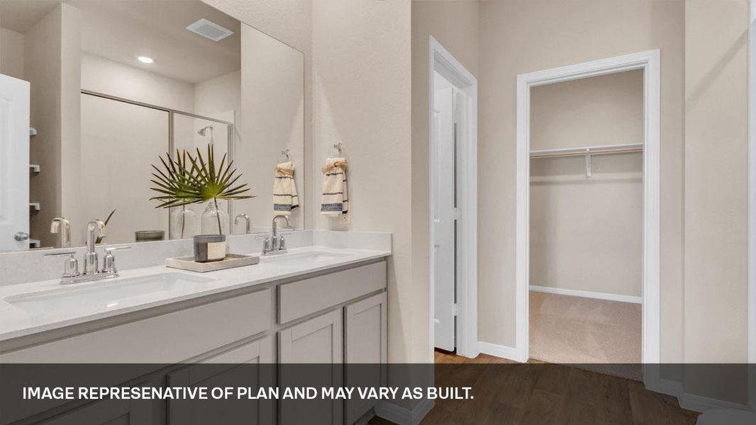 Furnished interior view inside a new home in Southgrove, Kyle (Image 24).