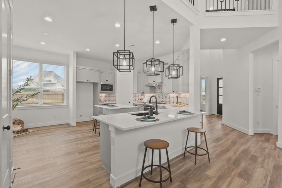 Representative furnished interior of a home built from the Viola by Chesmar Homes in Brookewater 45's, Rosenberg (Image 5).
