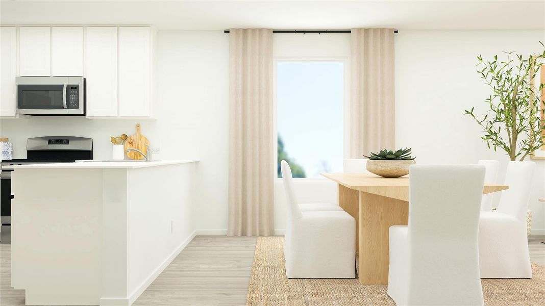 Furnished interior view inside a new home in Elm Creek, Elgin (Image 12).