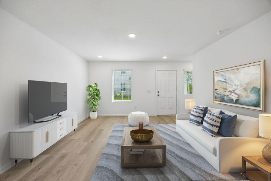 Furnished interior view inside a new home in Stokesbury, Waller (Image 9). Furnished interior view inside a new home in Stokesbury, Waller (Image 9).