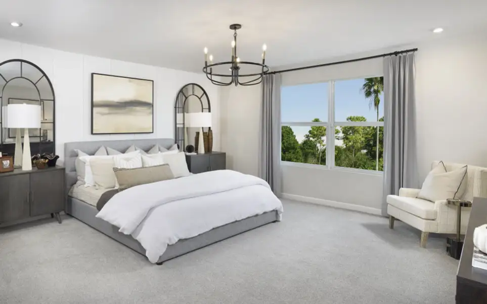 Furnished interior view inside a new home in Tradition, Port St. Lucie (Image 7).