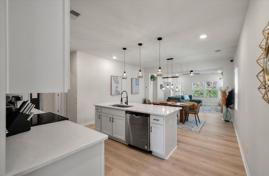 Furnished interior view inside a new home in , Summerville (Image 12).