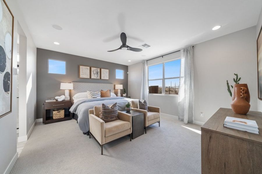 Furnished interior view inside a new home in Estrella, Goodyear (Image 7).