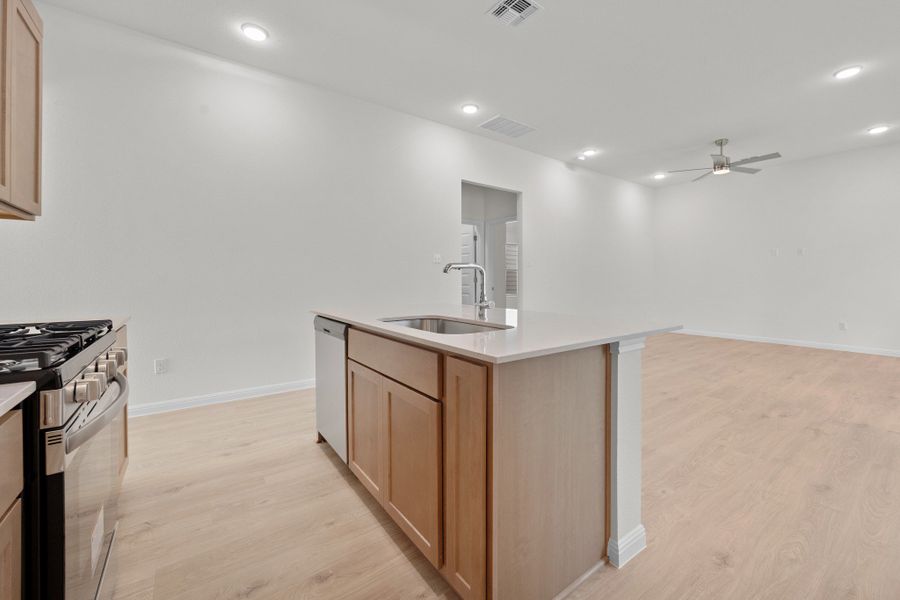 Furnished interior view inside a new home in Trinity Ranch, Elgin (Image 7).