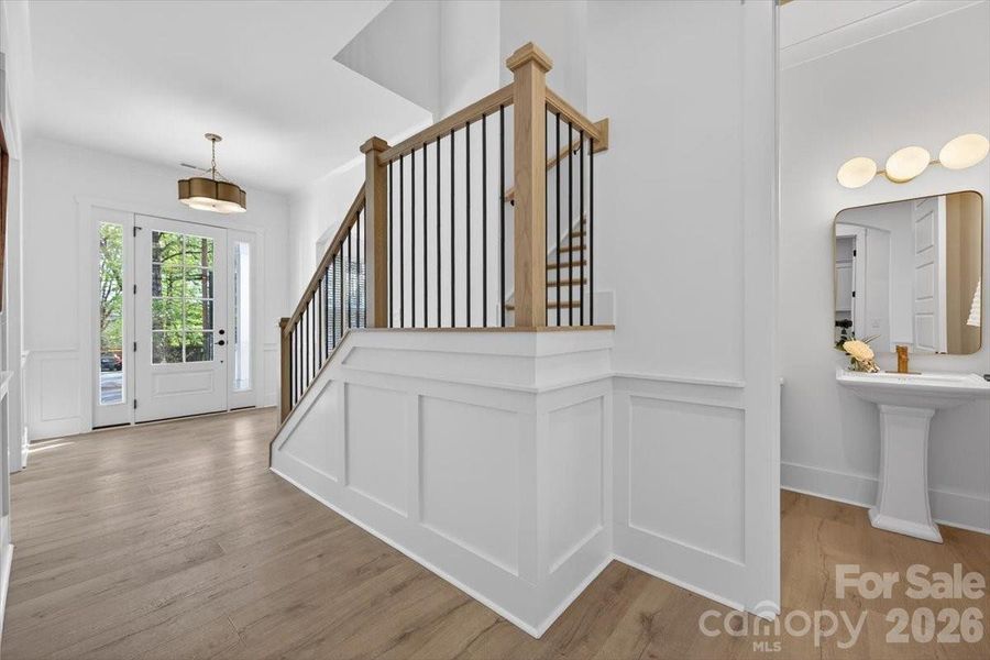 Furnished interior view inside a new home in , Charlotte (Image 9).