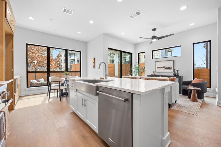 Furnished interior view inside a new home in , Austin (Image 16).
