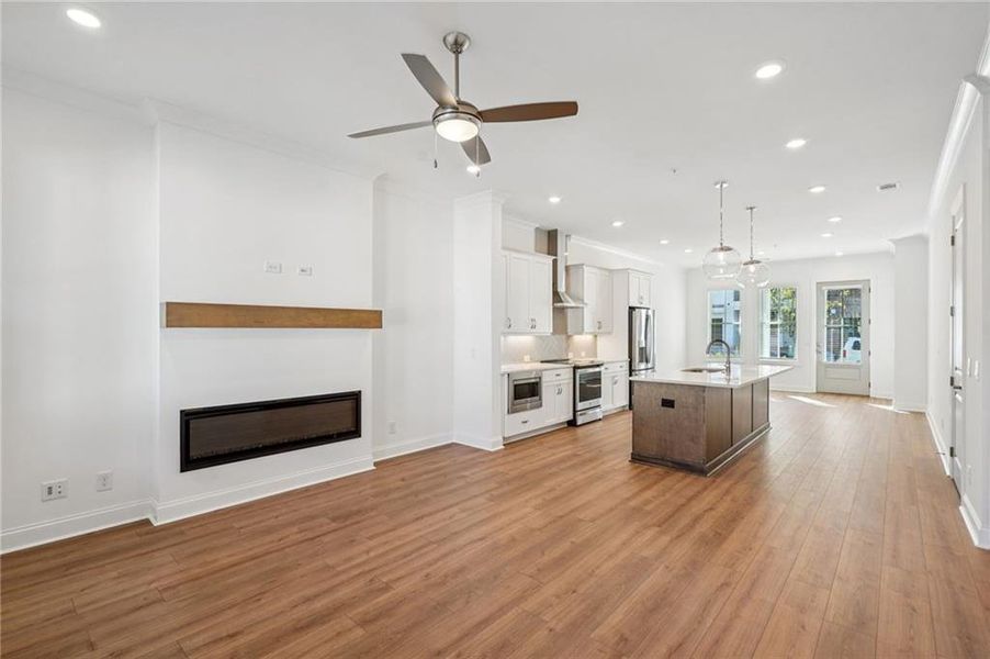 Spacious, unfurnished interior of a new home in Waterside Condos, Peachtree Corners (Image 18).