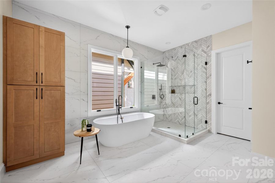 Furnished interior view inside a new home in , Charlotte (Image 30).