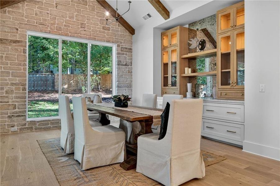 Furnished interior view inside a new home in , Alpharetta (Image 16).