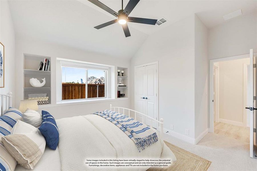 Furnished interior view inside a new home in Mockingbird Hills 60-65, Joshua (Image 11).