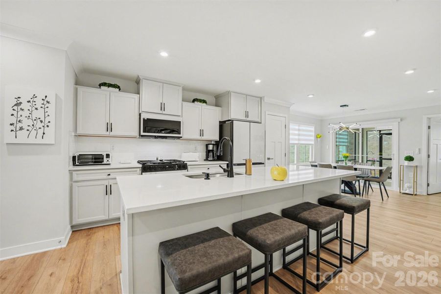 Furnished interior view inside a new home in Smith Village Townhomes, Troutman (Image 7).