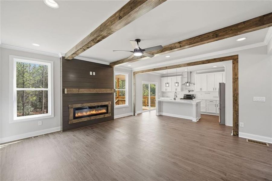Spacious, unfurnished interior of a new home in , Dawsonville (Image 27). Spacious, unfurnished interior of a new home in , Dawsonville (Image 27).