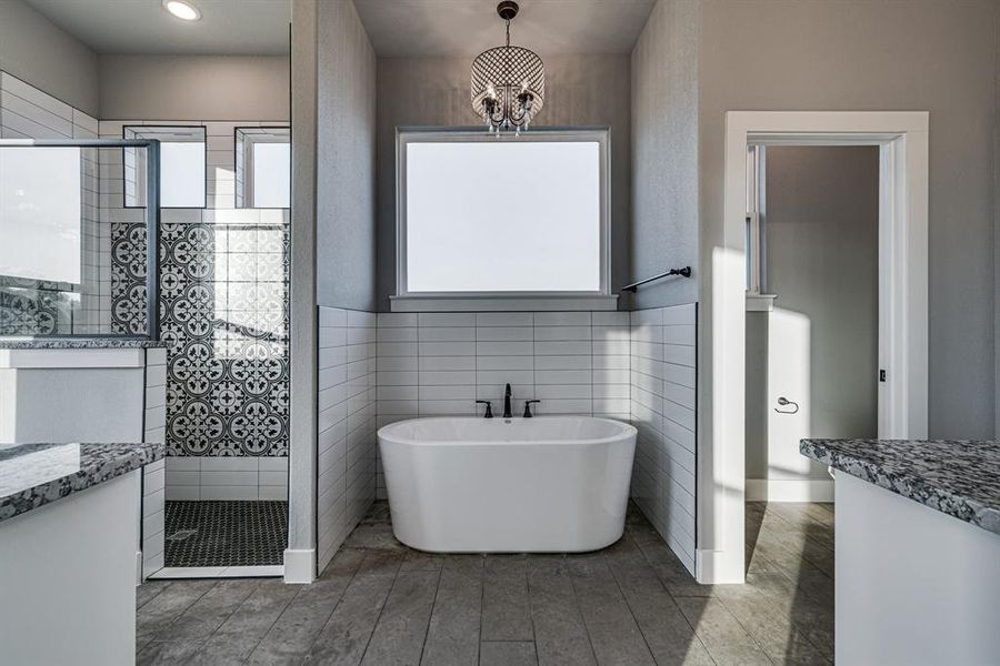 Furnished interior view inside a new home in , Ennis (Image 13).