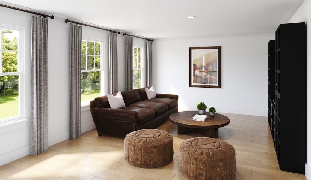 Representative furnished interior of a home built from the Collier by Mattamy Homes in Cardinal Landing, Coats (Image 7).