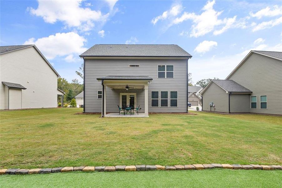 Exterior details and patio area of a home in Jefferson Hills, Jefferson (Image 20).
