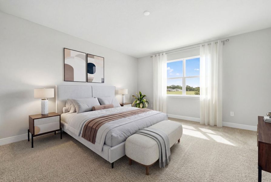 Furnished interior view inside a new home in Windwater, Parrish (Image 9).