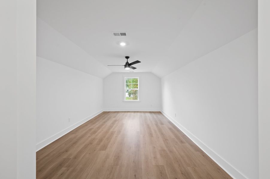 Representative unfurnished interior of a home built from the Sara by Hunter Quinn Homes in Beaufort County Homes, Beaufort (Image 27). Representative unfurnished interior of a home built from the Sara by Hunter Quinn Homes in Beaufort County Homes, Beaufort (Image 27).