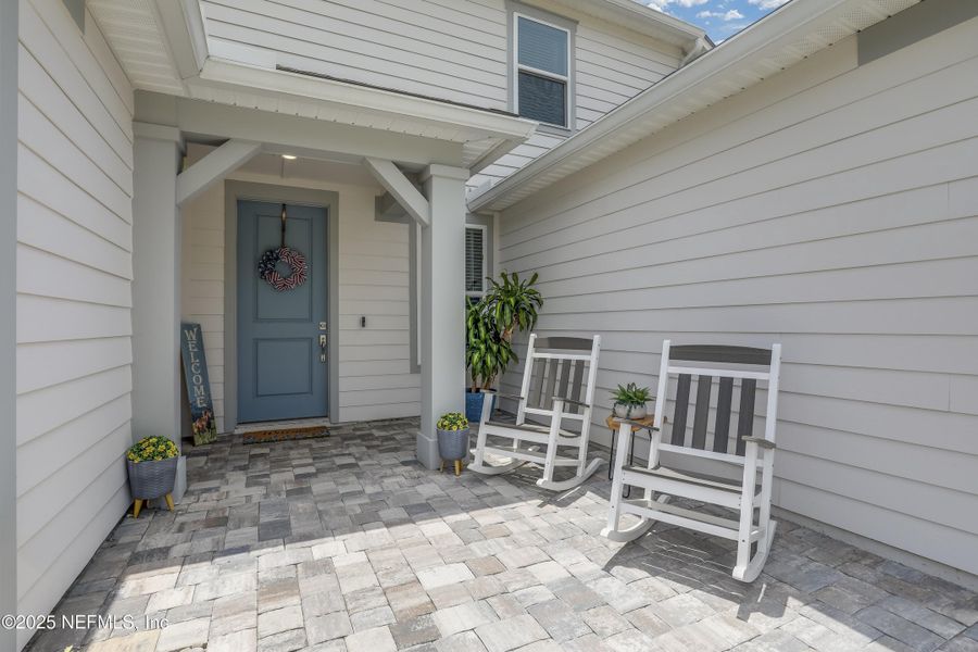 Front exterior of a new home in , Jacksonville, FL, highlighting curb appeal (Image 29).