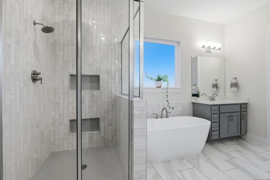 Furnished interior view inside a new home in , Seguin (Image 8). Furnished interior view inside a new home in , Seguin (Image 8).